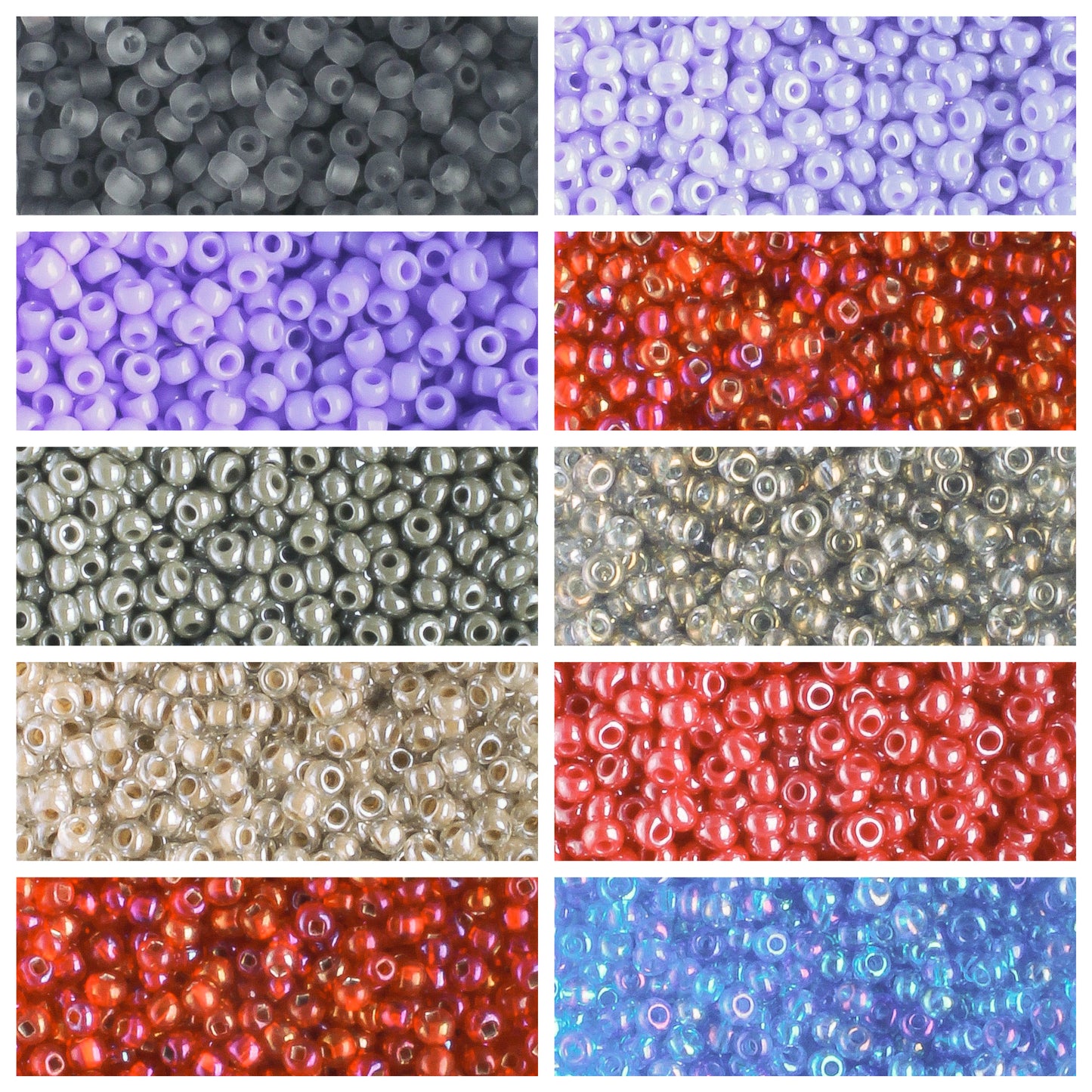 11/0 Czech Seed Bead Collection