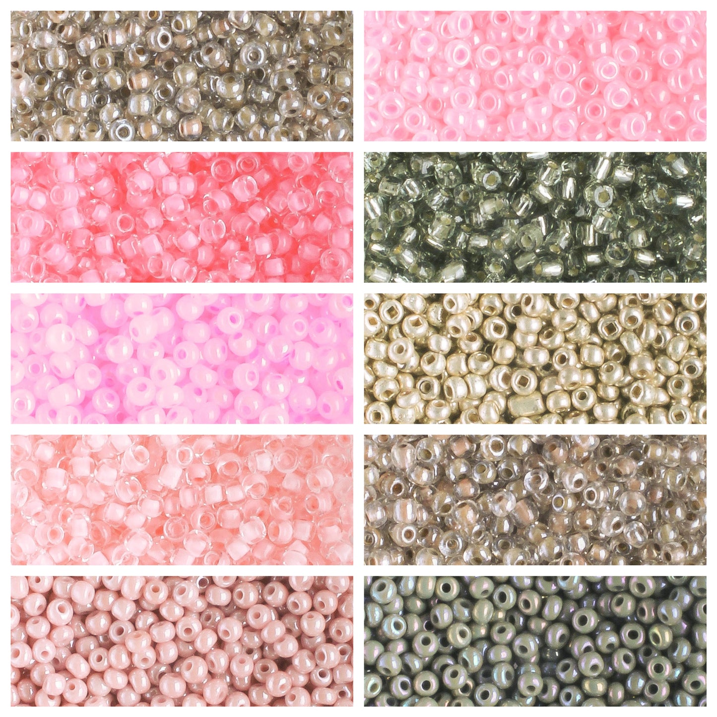11/0 Czech Seed Bead Collection
