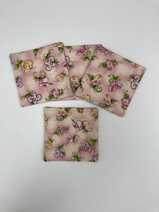 Canvas Coasters - Set of 4