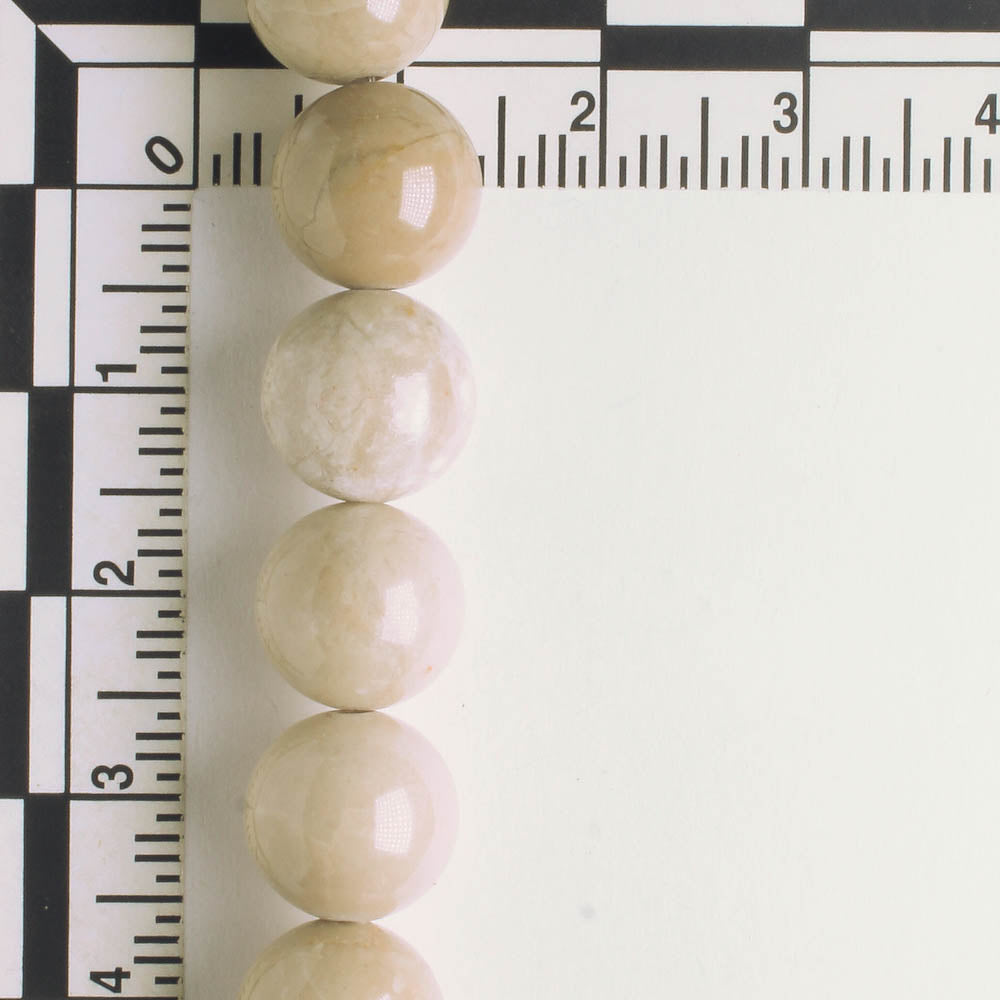 Fossil Jade - 8" strand