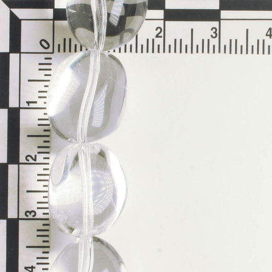 Rock Quartz - 8" strand