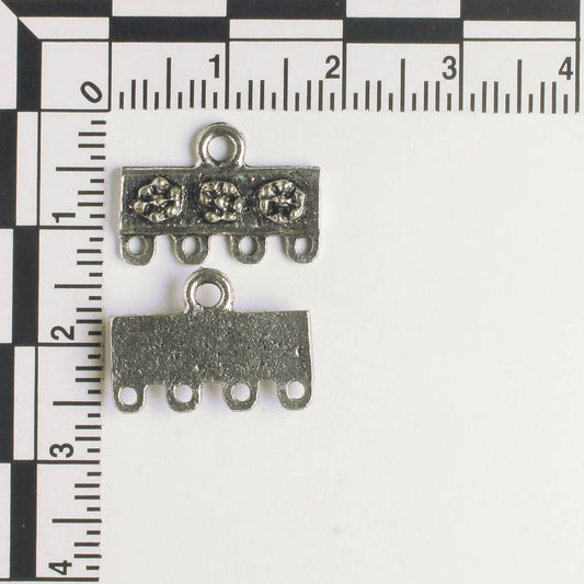 4 Strand Connector - Silver