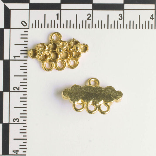 3 Strand Connector - Gold