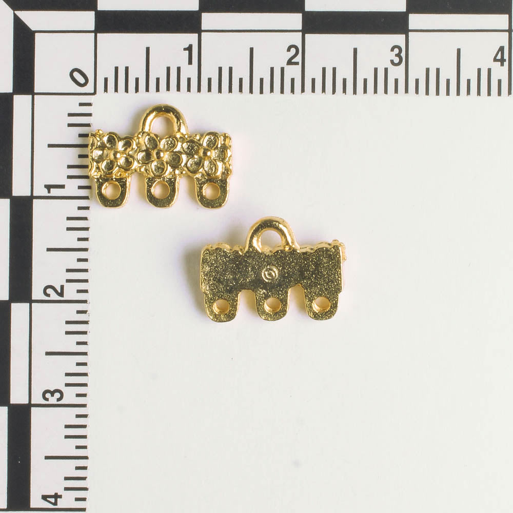3 Strand Connector - Gold