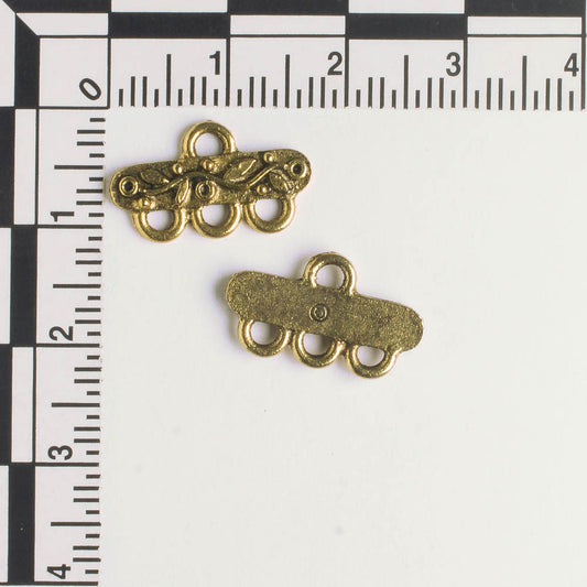 3 Strand Connector - Gold