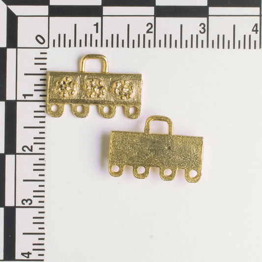 4 Strand Connector - Gold