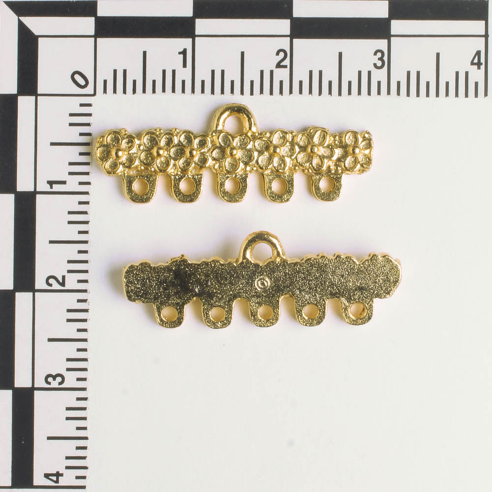 5 Strand Connector - Gold