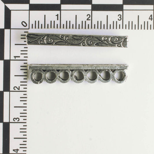 7 Strand Spacer Bar - Silver