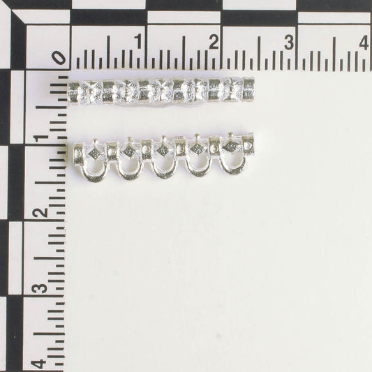 5 Strand Spacer Bar - Silver