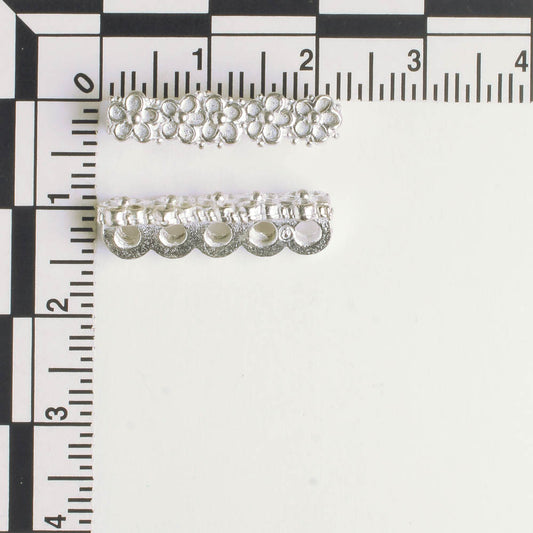 5 Strand Spacer Bar - Silver