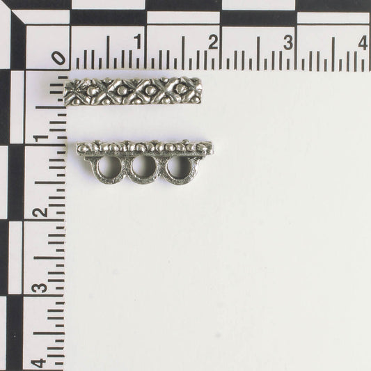 3 Strand Spacer Bar - Silver