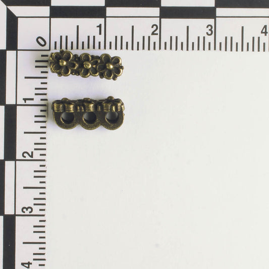 3 Strand Spacer Bar - Brass