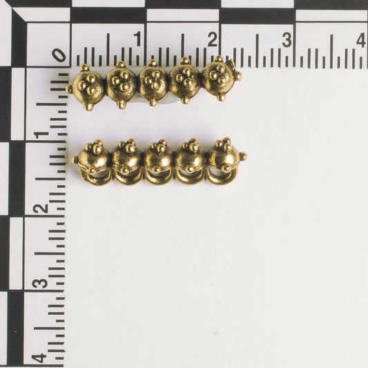 5 Strand Spacer Bar - Gold