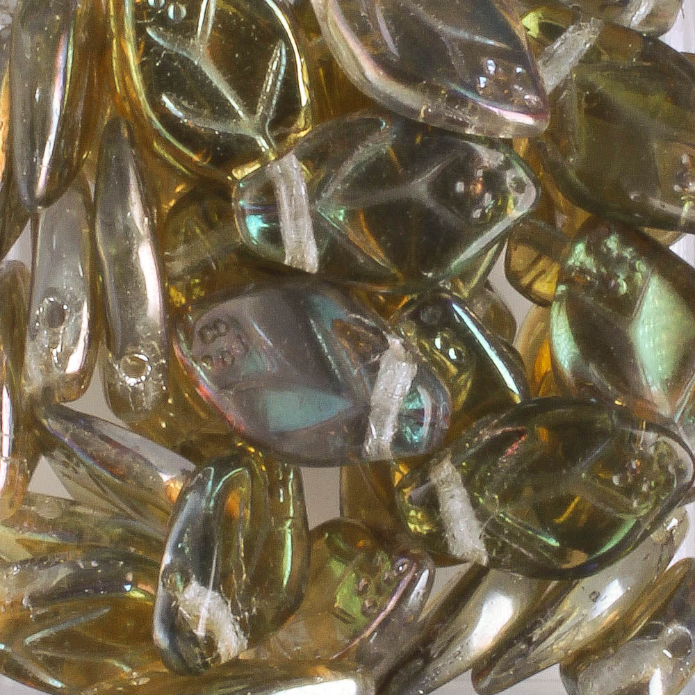 Leaf Bead - Coffee AB