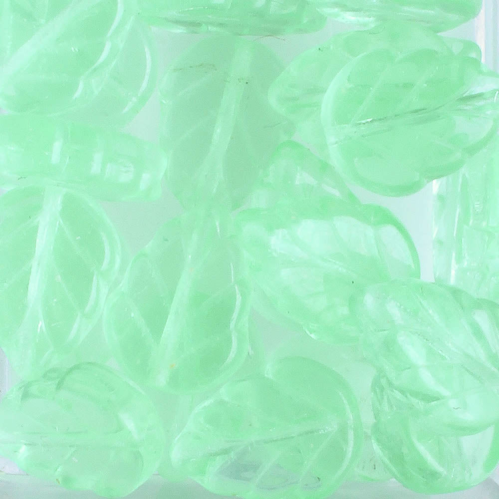 Leaf Bead - Light Green