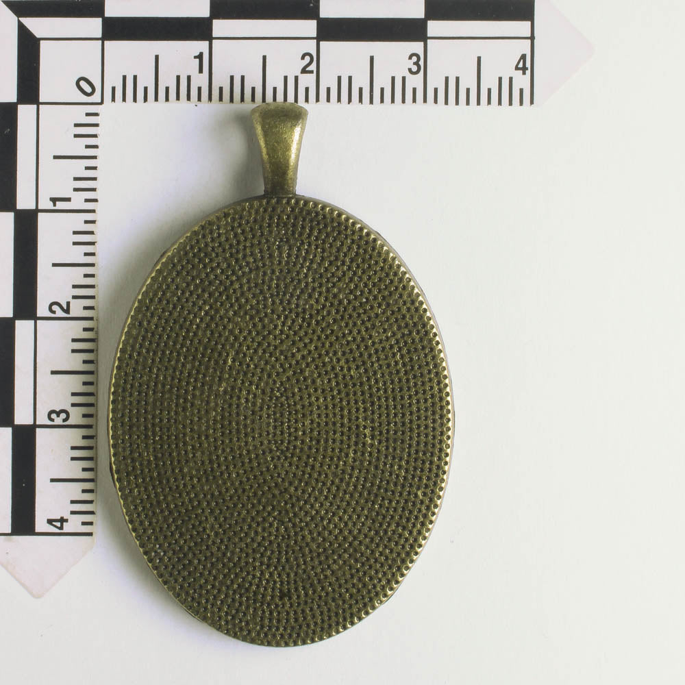 Pendant Bezel - Brass