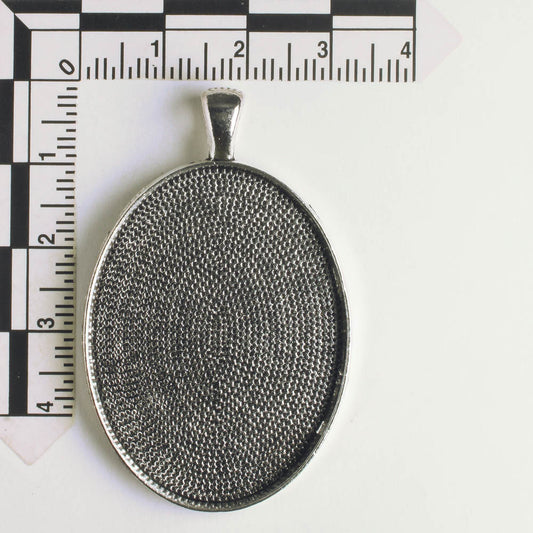 Pendant Bezel - Silver