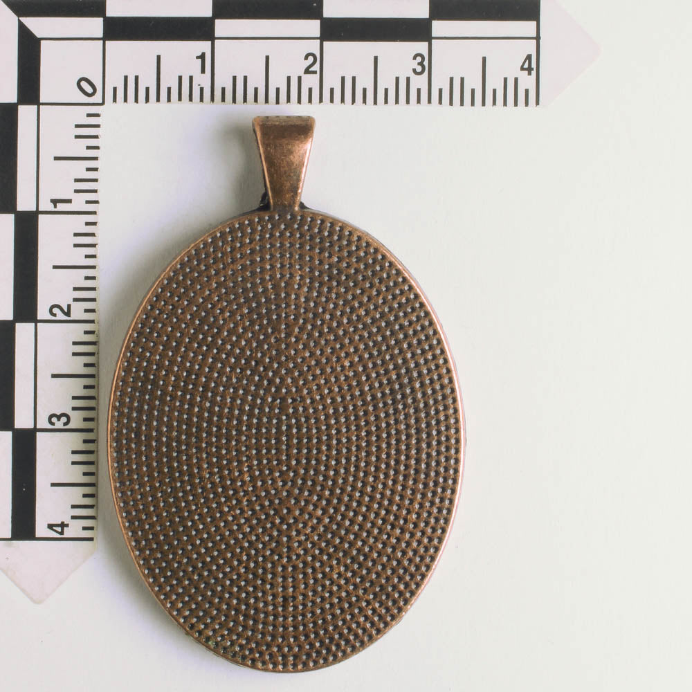 Pendant Bezel - Antique Copper