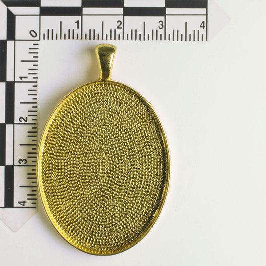 Pendant Bezel - Gold