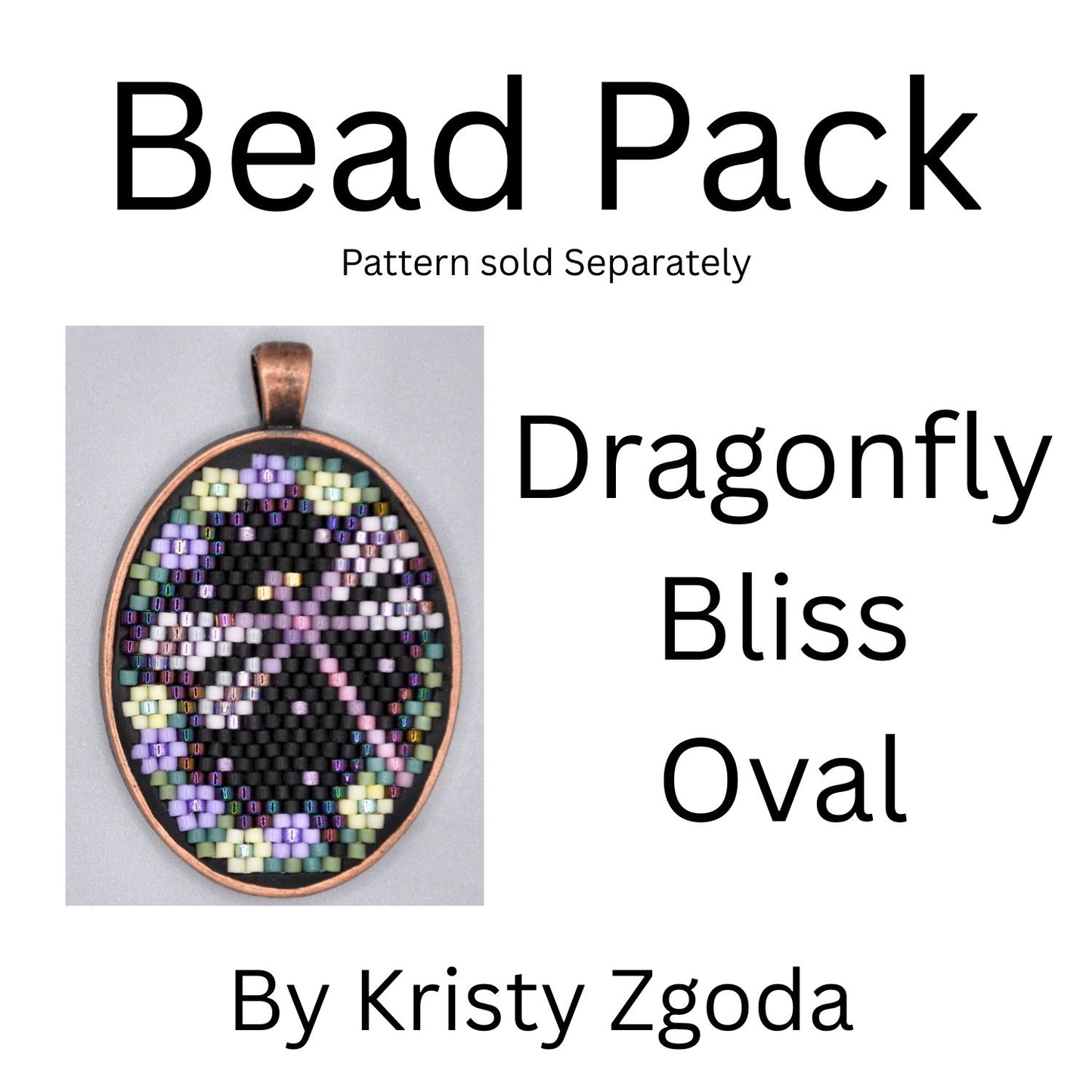 Dragonfly Bliss Oval Bead Pack