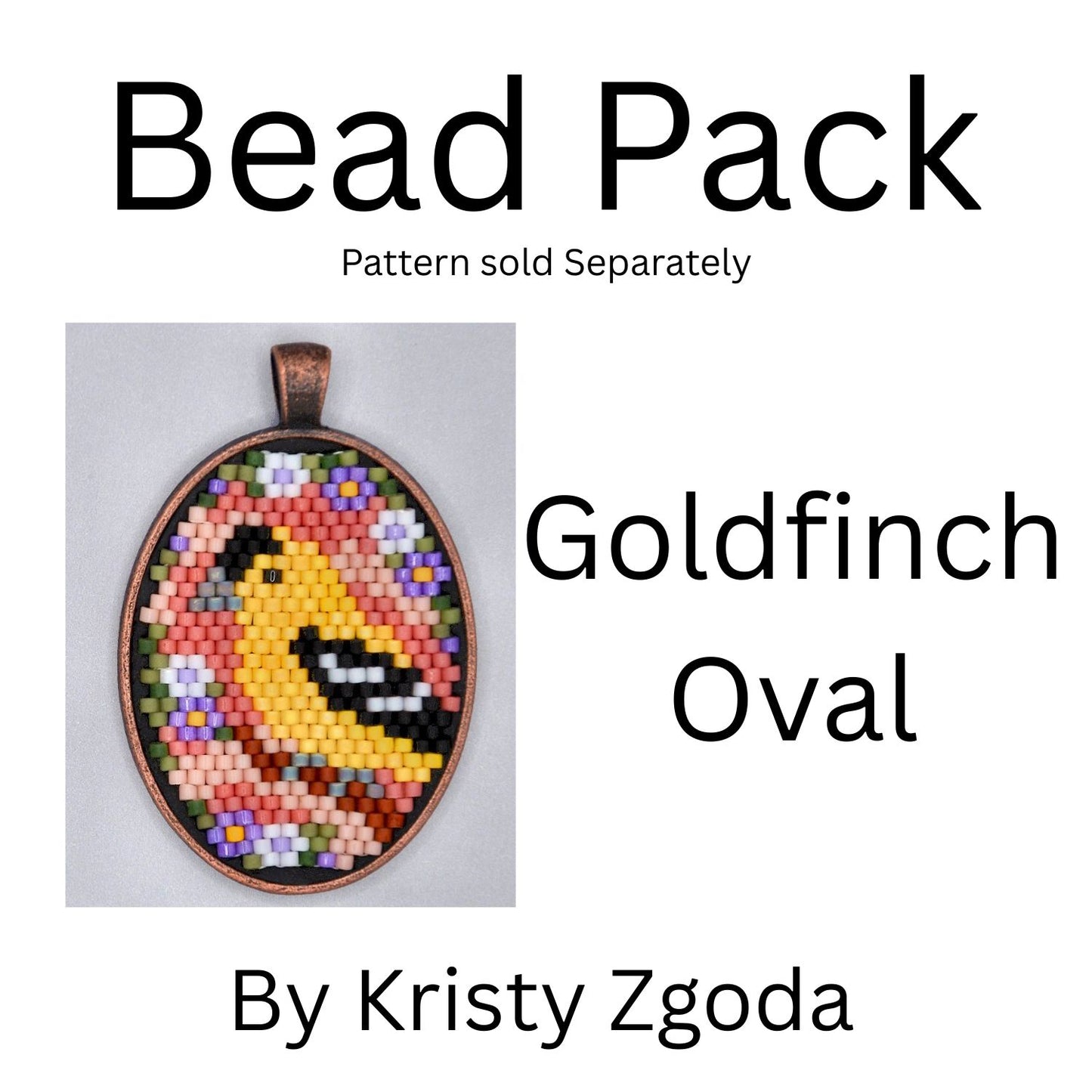 Goldfinch Oval Bead Pack