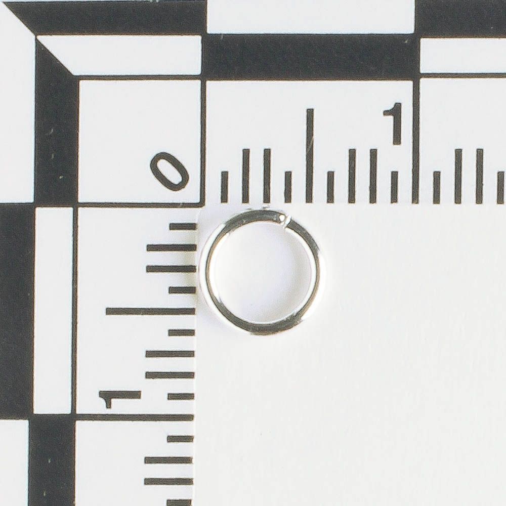 Jumpring 6mm Silver 20 Ga - qty 100