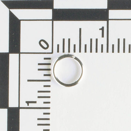 Jumpring 6mm Silver 20 Ga - qty 100