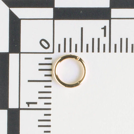 Jumpring 6mm Gold 20 Ga - qty 100