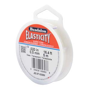 .5mm Elastic Clear - 5 meters