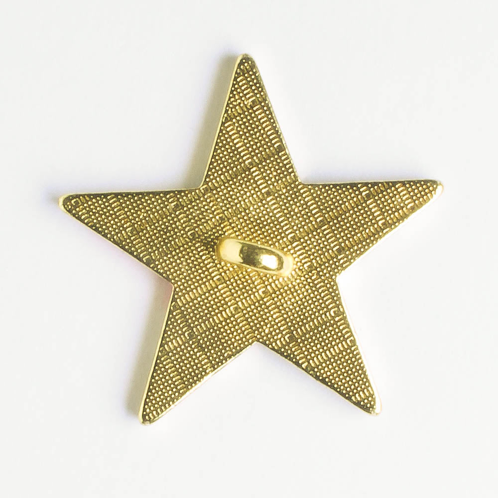 Button Striped Star
