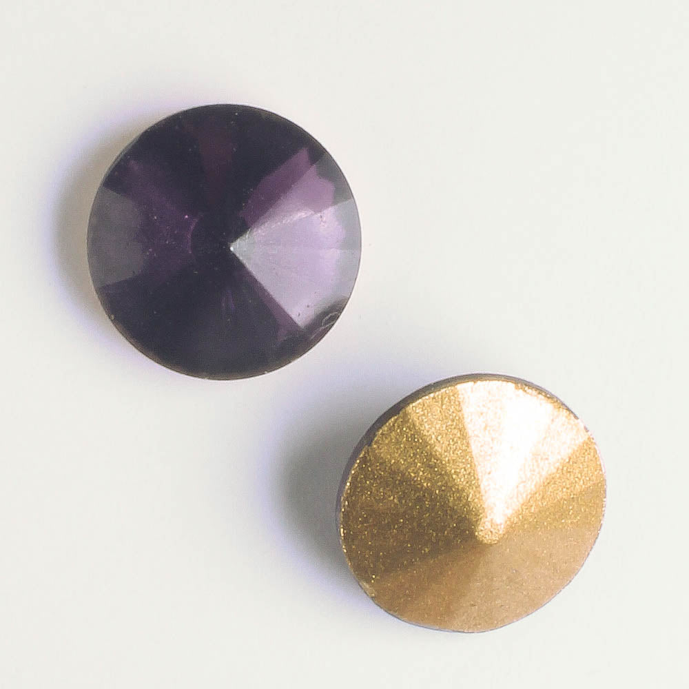 Rivoli 14mm Tanzanite - pair