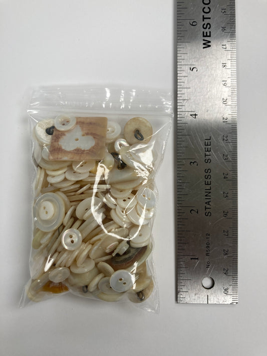 Button Assortment - Mother of Pearl and Shell