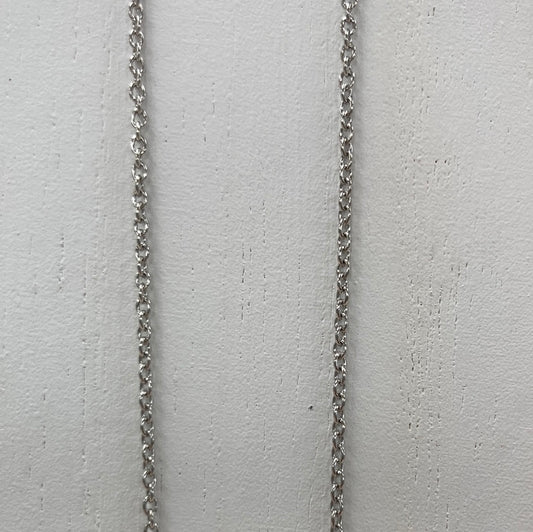 Silver Chain Necklace - 17.5" - qty 10