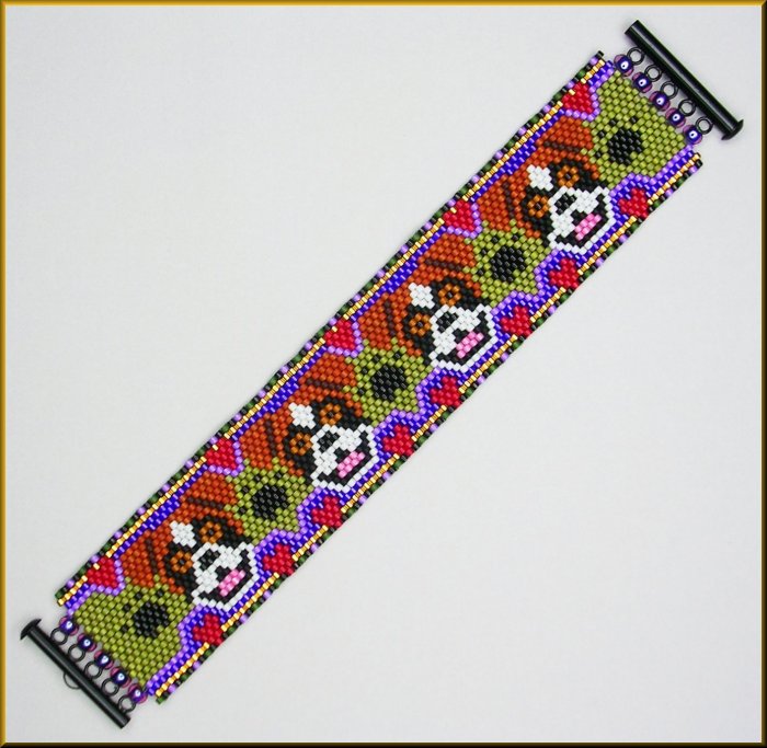 Boxer Buddies Bracelet Pattern - PDF