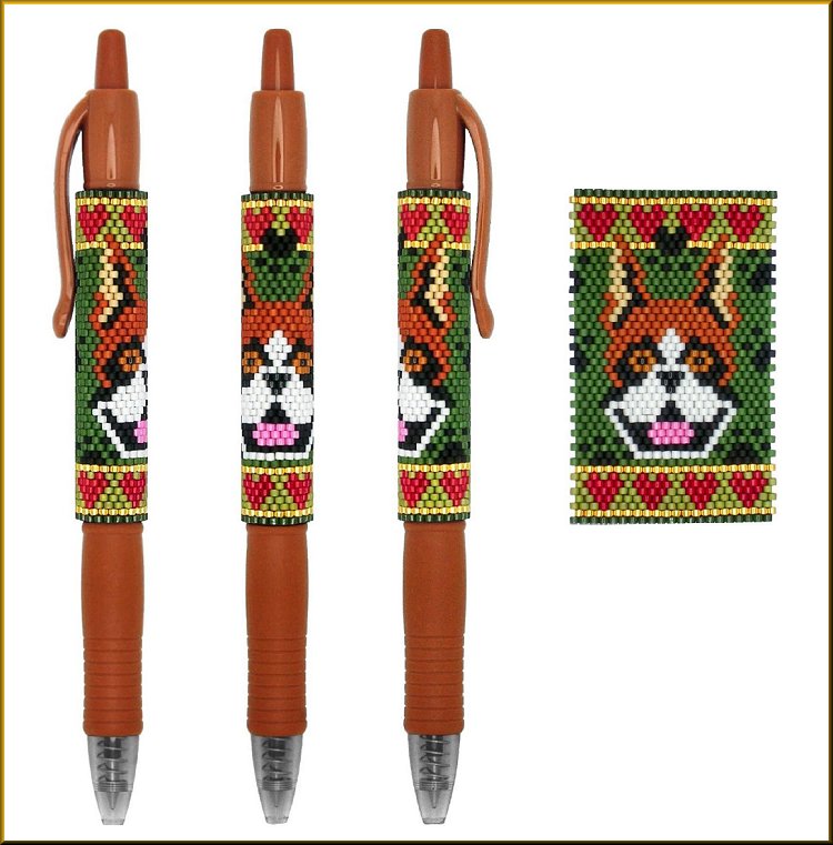 Boxer Smile Pen Wrap Pattern - PDF