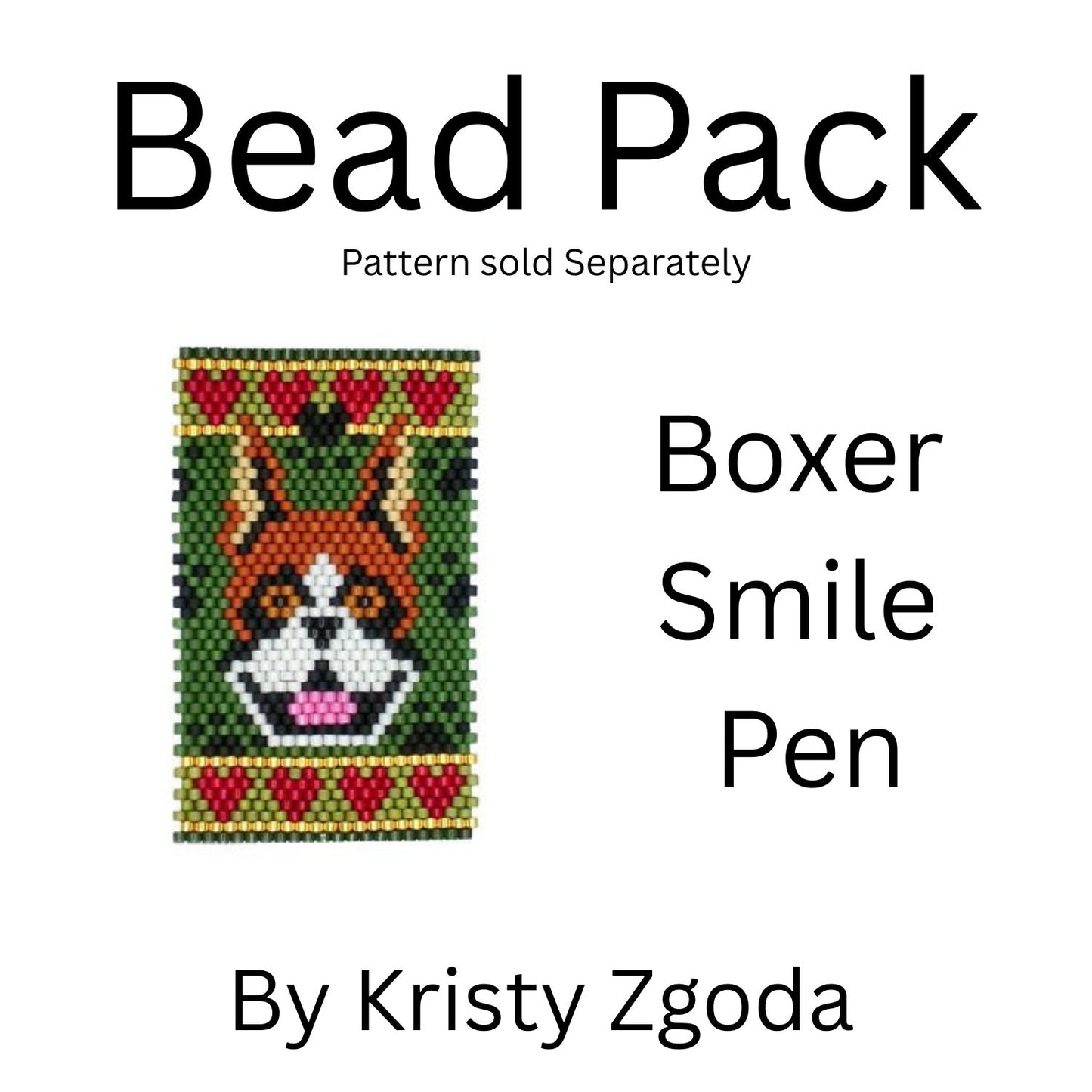 Boxer Smile Pen Bead Pack