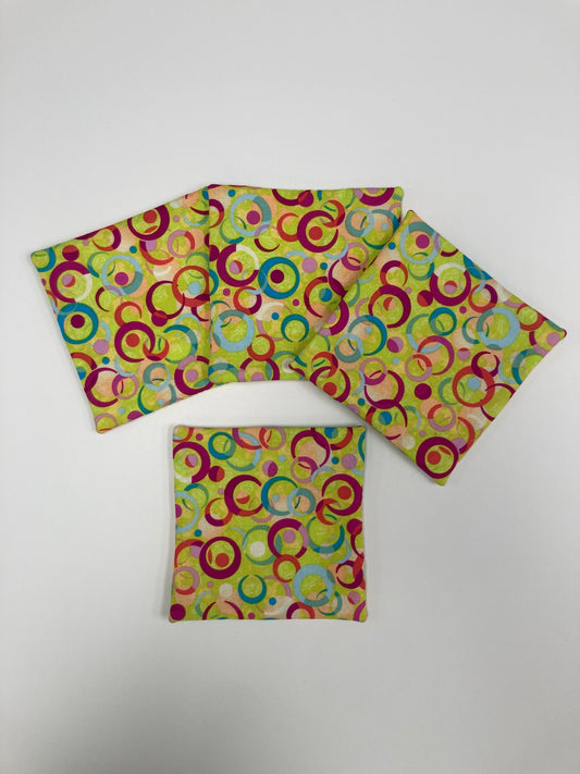 Canvas Coasters - Set of 4