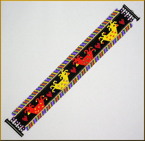 Chicken Hearts Bracelet Pattern - PDF