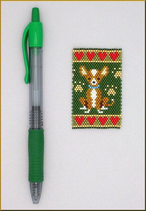Chihuahua Tan and White Pen Wrap Pattern - PDF