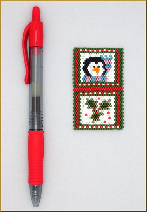 Chilly Willy Peppermint Pen Wrap Pattern - PDF