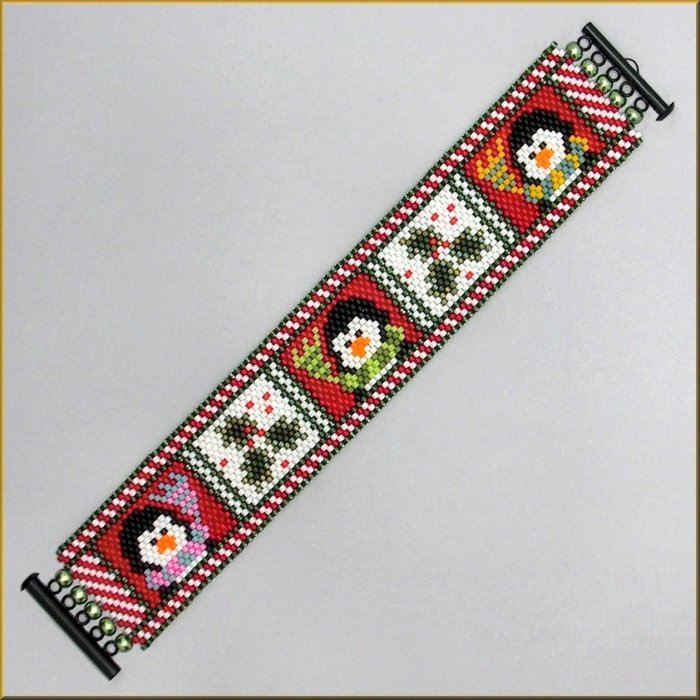 Chilly Willy Peppermint Bracelet Pattern - PDF