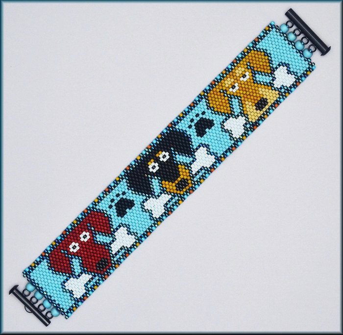 Dachshund Fetch Bracelet Pattern - PDF