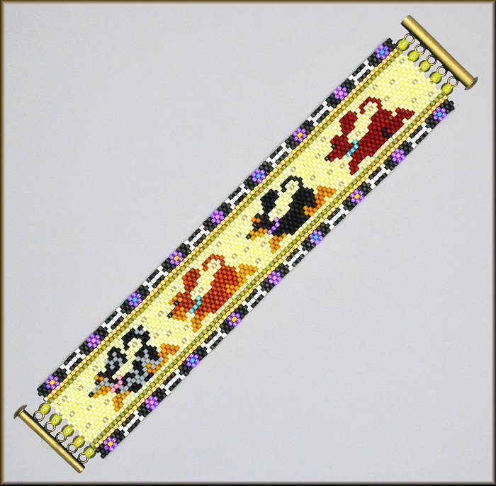 Dachshund Run Bracelet Pattern - PDF