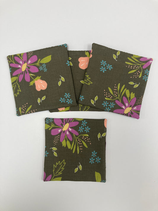 Canvas Coasters - Set of 4