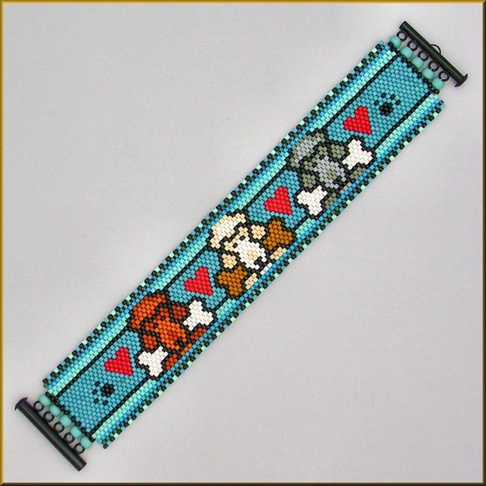 Fetch! Poodle Bracelet Pattern - PDF