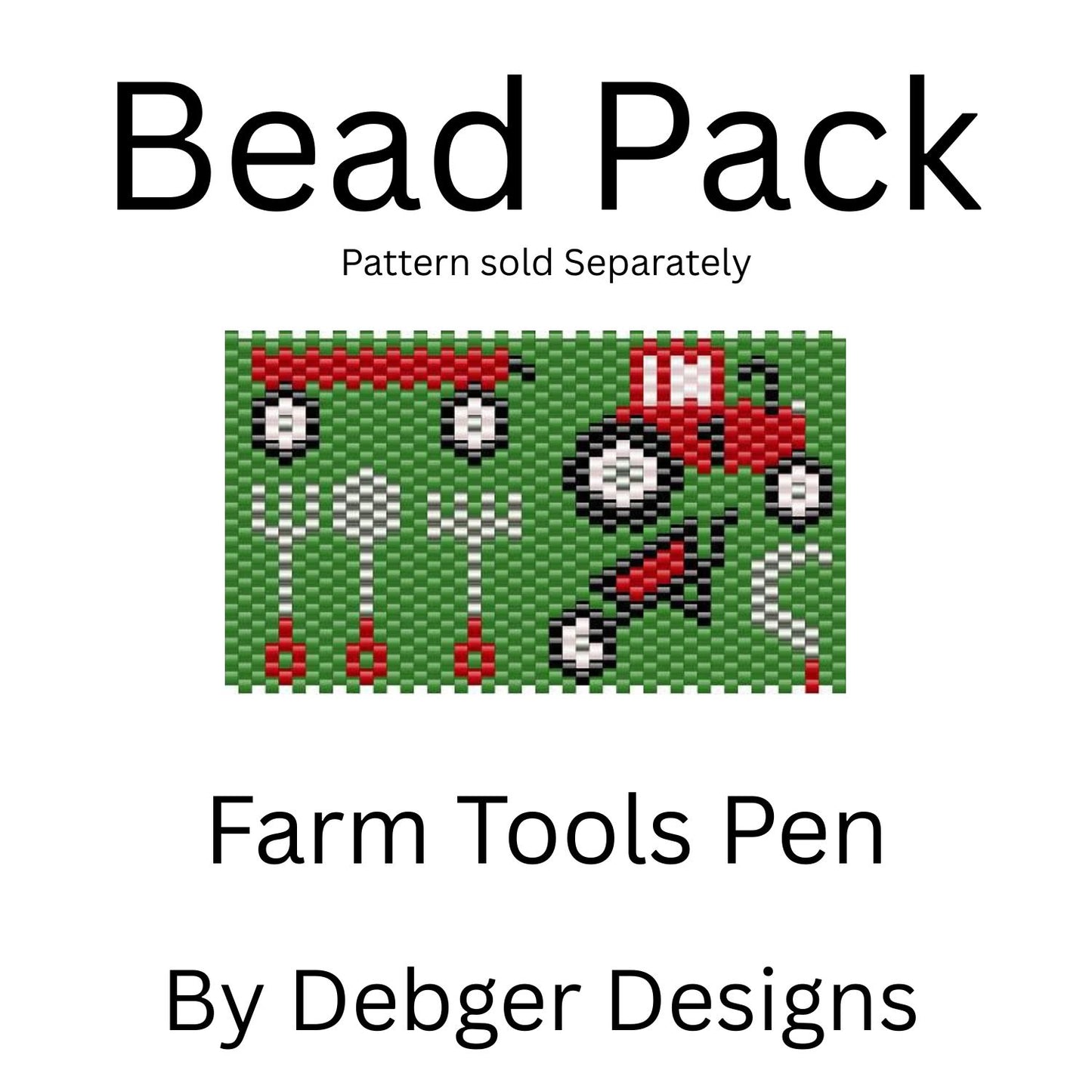 Farm Tools Pen Bead Pack