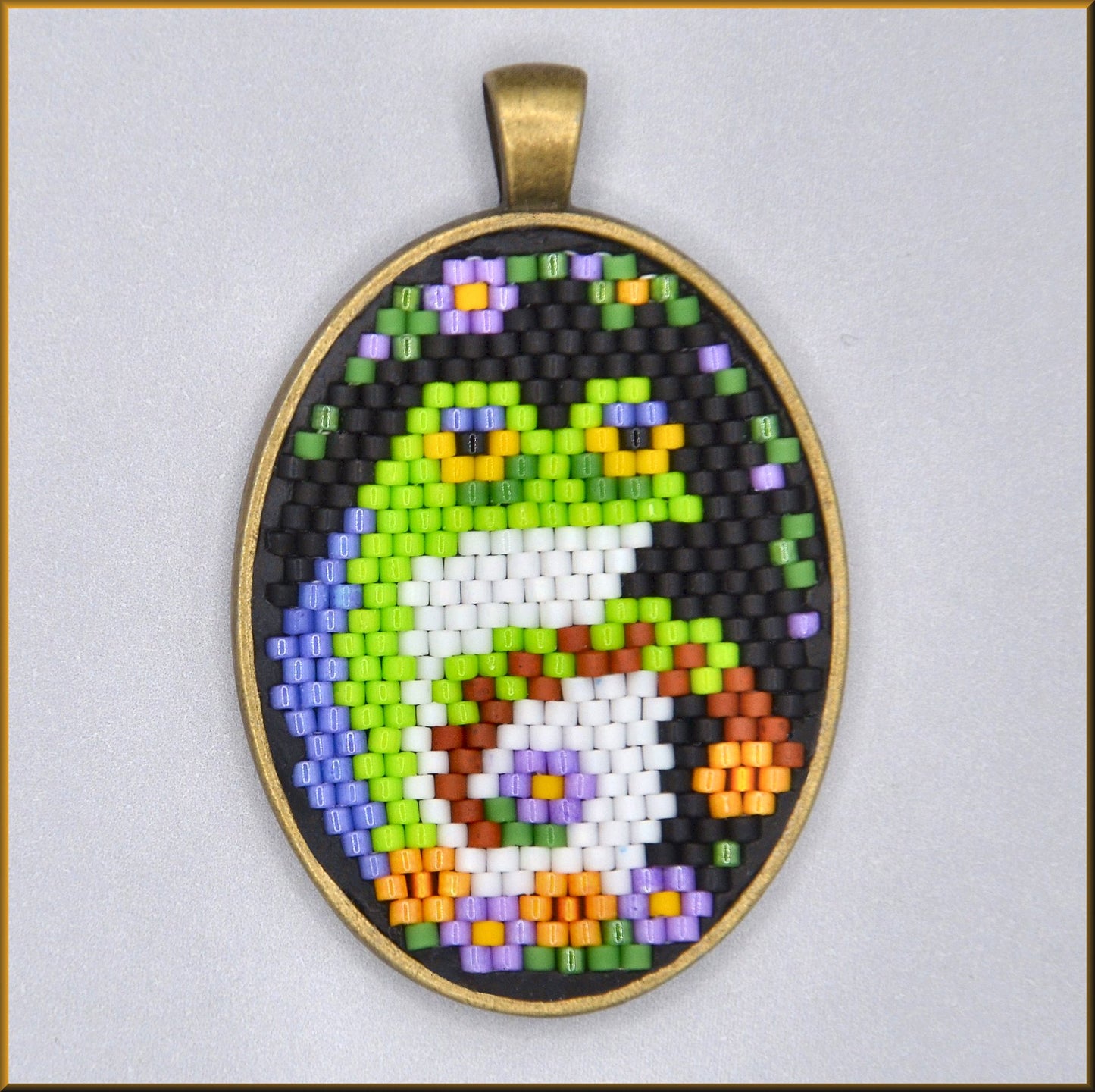 Fat Frog Oval Pattern - PDF