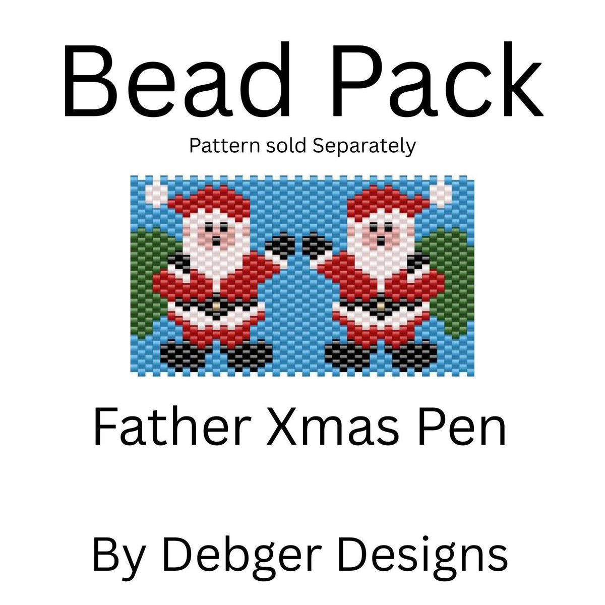 Father Xmas Pen Bead Pack