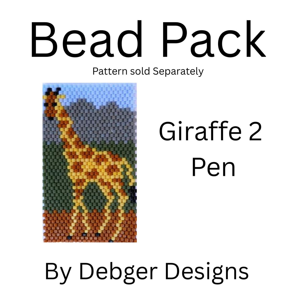 Giraffe 2 Pen Bead Pack
