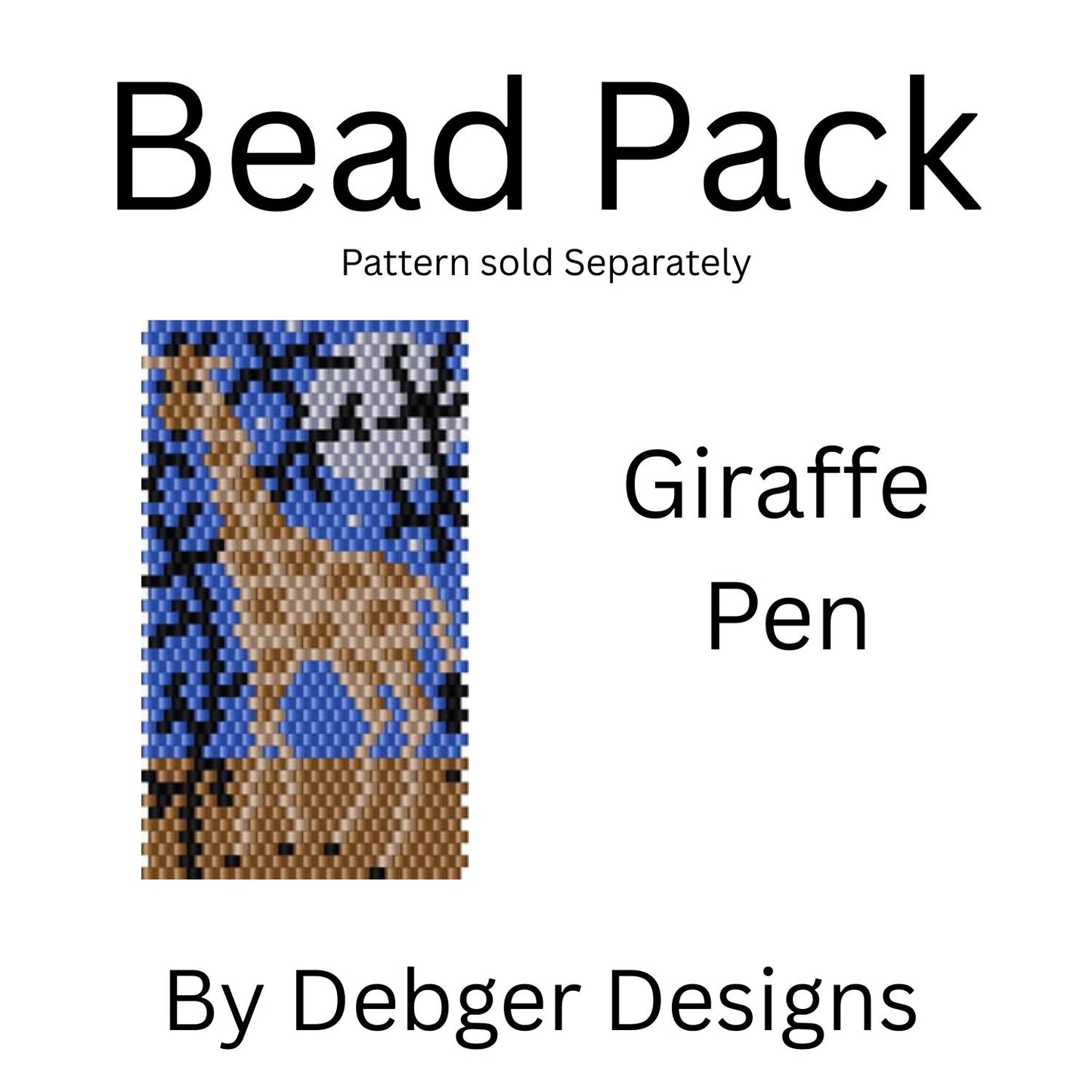 Giraffe Pen Bead Pack